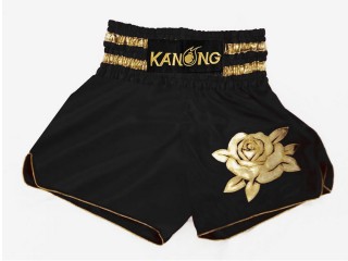 Kanong Women Boxing Shorts : KNSWO-403-Black Kanong Women Boxing Shorts : KNSWO-403-Black